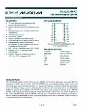 DataSheet DS1220AB pdf
